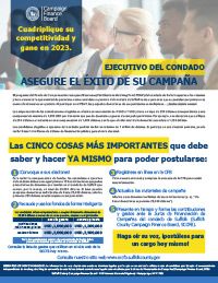 Suffolk County Finance Board One County Executive Top 5 Document in Spanish